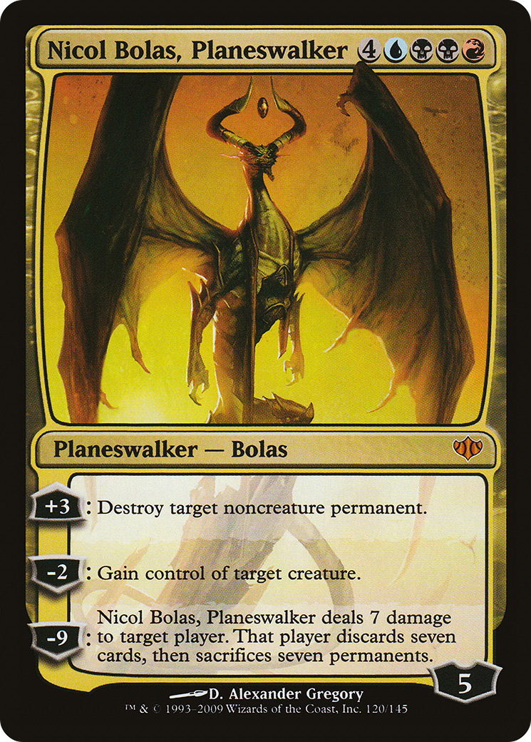 Nicol Bolas, Planeswalker (CON-120) - Conflux