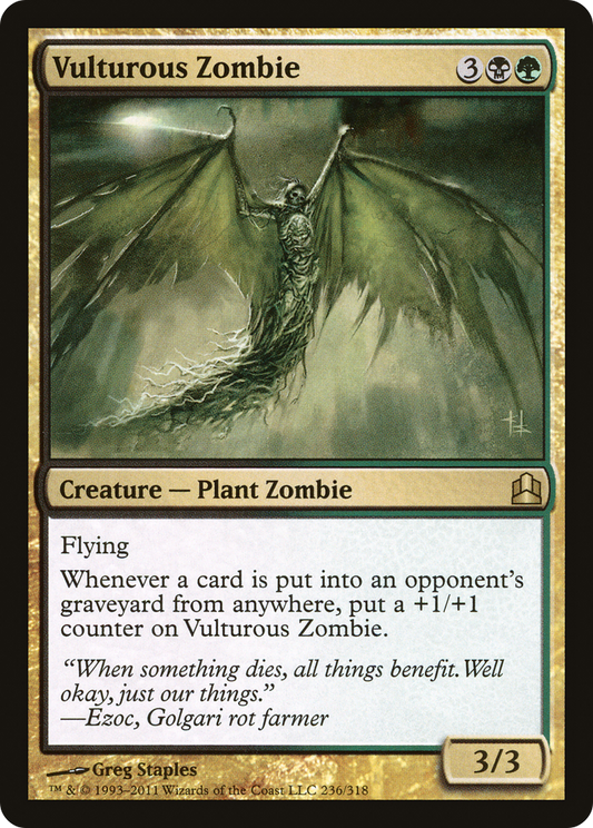 Vulturous Zombie (CMD-236) - Commander 2011