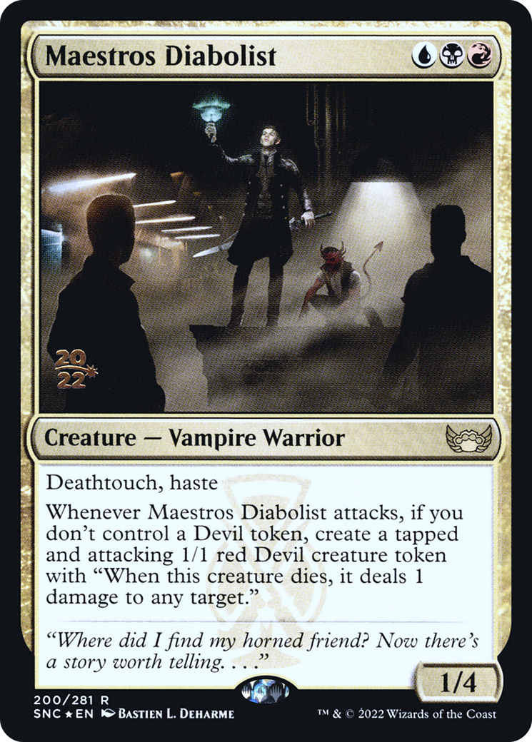 Maestros Diabolist (PSNC-200S) - Streets of New Capenna Promos Foil