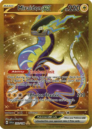 Miraidon ex (253/198) - SV01 Scarlet & Violet Base Set Holofoil - Hyper Rare