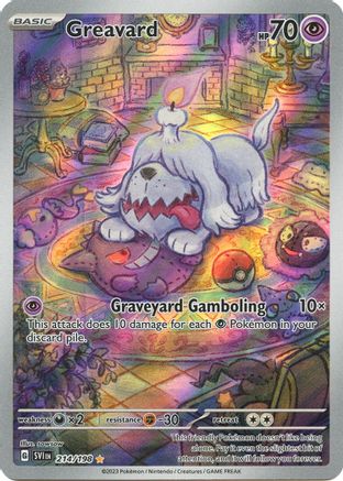 Greavard (214/198) - SV01 Scarlet & Violet Base Set Holofoil - Illustration Rare