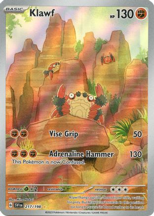 Klawf (217/198) - SV01 Scarlet & Violet Base Set Holofoil - Illustration Rare