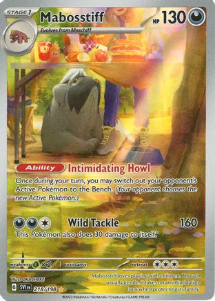 Mabosstiff (218/198) - SV01 Scarlet & Violet Base Set Holofoil - Illustration Rare