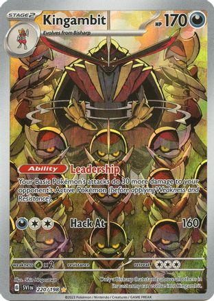 Kingambit (220/198) - SV01 Scarlet & Violet Base Set Holofoil - Illustration Rare