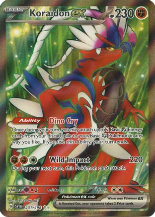 Koraidon ex (231/198) - SV01 Scarlet & Violet Base Set Holofoil - Ultra Rare