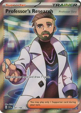 Professor's Research (241/198) - SV01 Scarlet & Violet Base Set Holofoil - Ultra Rare