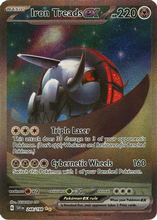 Iron Treads ex (248/198) - SV01 Scarlet & Violet Base Set Holofoil - Special Illustration Rare