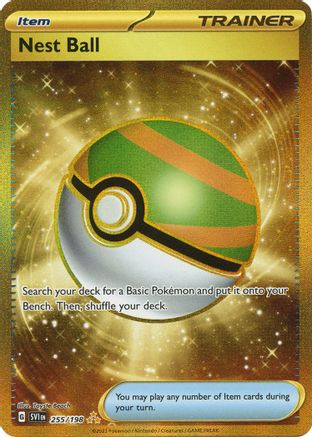 Nest Ball (255/198) - SV01 Scarlet & Violet Base Set Holofoil - Hyper Rare