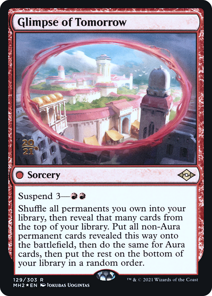Glimpse of Tomorrow (PRE-129) - Modern Horizons 2 Promos (Prerelease) Foil