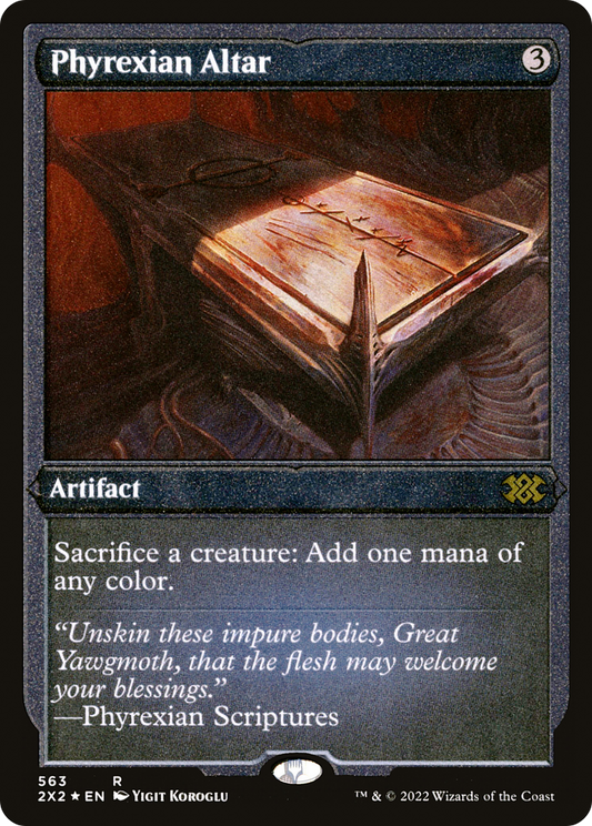 Phyrexian Altar (2X2-563) - Double Masters 2022 Etched Foil