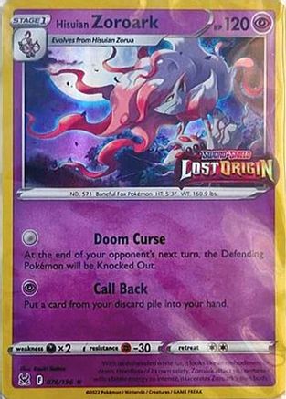 Hisuian Zoroark 076/196 - Miscellaneous Cards & Products Holofoil - Promo