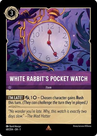 White Rabbit's Pocket Watch (68/204) - The First Chapter Cold Foil