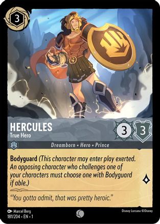 (181/204)  Hercules - True Hero - The First Chapter  Cold Foil