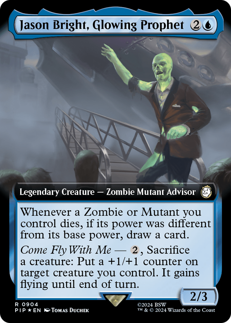 Jason Bright, Glowing Prophet (PIP-904) - Fallout: (Extended Art) Foil