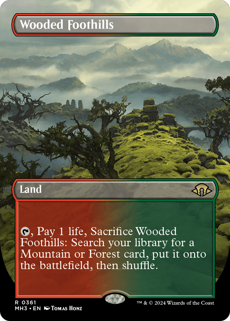 Wooded Foothills (MH3-361) - Modern Horizons 3 (Borderless)