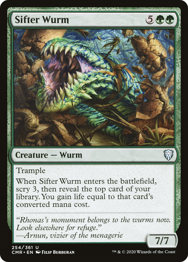 Sifter Wurm (CMR-254) - Commander Legends