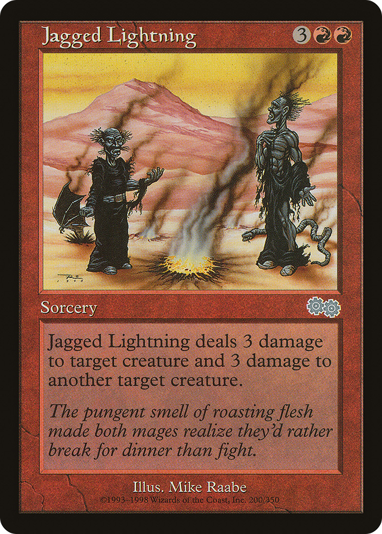 Jagged Lightning (USG-200) - Urza's Saga