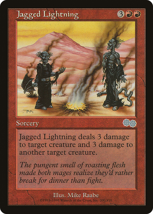 Jagged Lightning (USG-200) - Urza's Saga