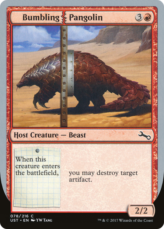 Bumbling Pangolin (UST-078) - Unstable Foil