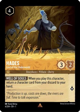(006/204)  Hades - Lord of the Underworld - The First Chapter  Cold Foil