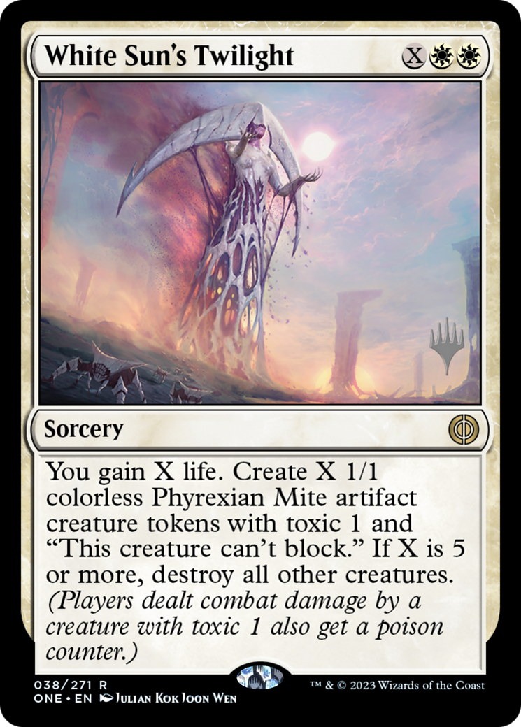 White Sun's Twilight (PPONE-38P) - Phyrexia: All Will Be One Promos (Promo Pack)