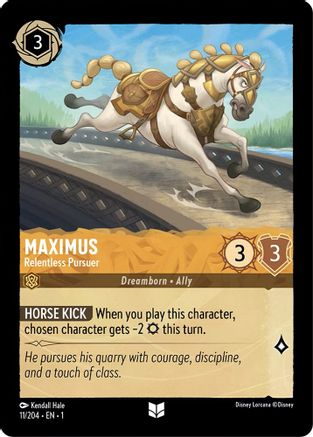 (011/204)  Maximus - Relentless Pursuer - The First Chapter  Cold Foil