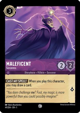 (049/204)  Maleficent - Sorceress - The First Chapter  Normal
