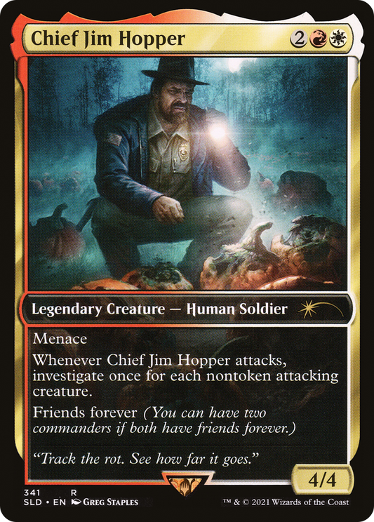 Chief Jim Hopper (SLD-341) - Secret Lair Drop / Chief Jim Hopper