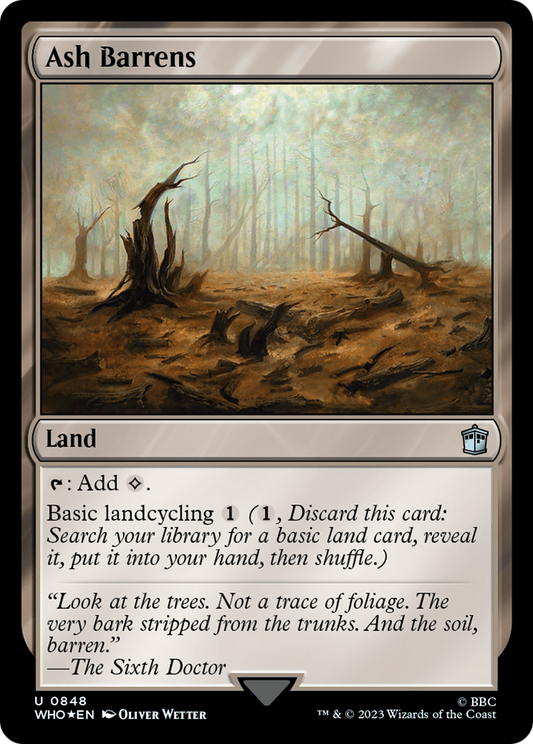 Ash Barrens (WHO-848) - Doctor Who Foil