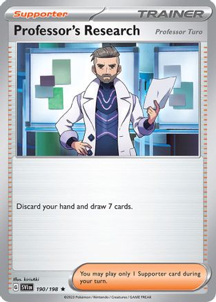Professor's Research 190/198 - Deck Exclusives Normal - Promo