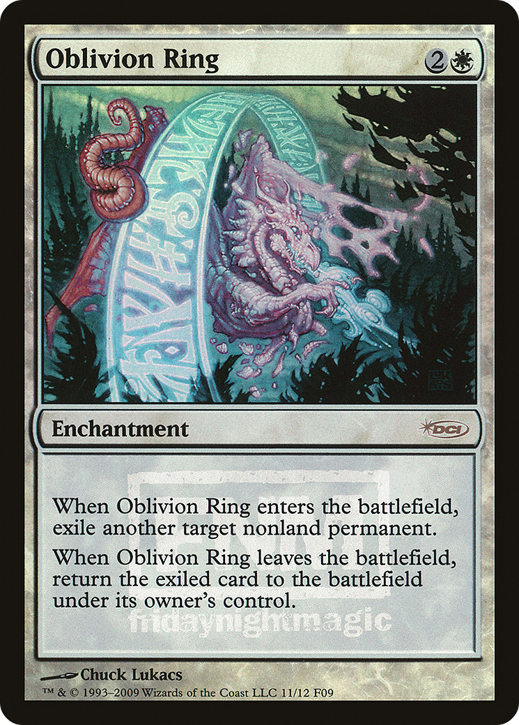 Oblivion Ring (F09-011) - Friday Night Magic 2009 Foil