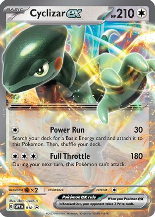 Cyclizar ex (18) - SV Scarlet & Violet Promo Cards Holofoil - Promo