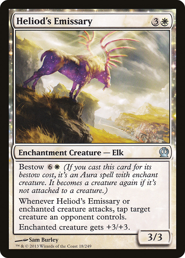 Heliod's Emissary (THS-018) - Theros Foil