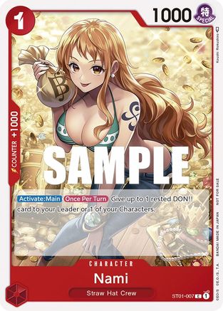 (ST01-007) Nami (Tournament Pack Vol. 3) [Participant] - One Piece Promotion Cards Normal