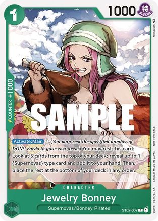 (ST02-007) Jewelry Bonney (Tournament Pack Vol. 3) [Participant] - One Piece Promotion Cards Normal