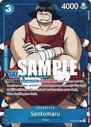 (ST03-007) Sentomaru (Tournament Pack Vol. 3) [Winner] - One Piece Promotion Cards Foil