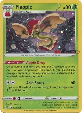 Flapple - 022/192 (EB Games Exclusive) 22 - Miscellaneous Cards & Products Holofoil