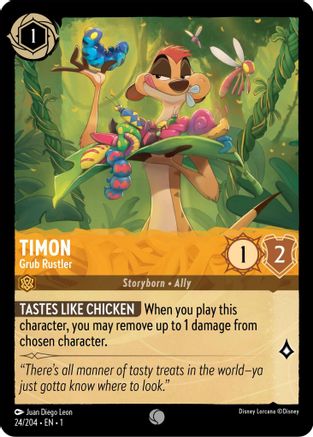 (024/204)  Timon - Grub Rustler - The First Chapter  Cold Foil