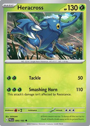 Heracross (6/193) - SV02 Paldea Evolved  - Uncommon