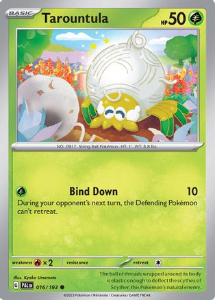 Tarountula (16/193) - SV02 Paldea Evolved Reverse Holofoil - Common
