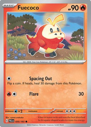 Fuecoco (35/193) - SV02 Paldea Evolved  - Common