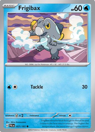 Frigibax 57 - SV02 Paldea Evolved Reverse Holofoil