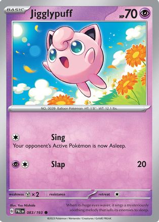 Jigglypuff (83/193) - SV02 Paldea Evolved  - Common