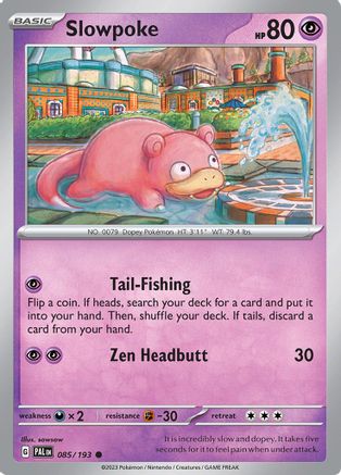 Slowpoke (85/193) - SV02 Paldea Evolved  - Common