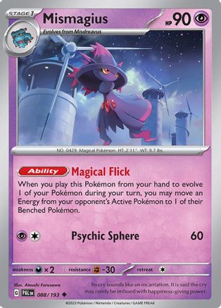 Mismagius 88 - SV02 Paldea Evolved Reverse Holofoil