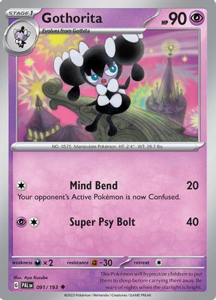 Gothorita (91/193) - SV02 Paldea Evolved  - Uncommon