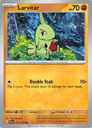 Larvitar 110 - SV02 Paldea Evolved Reverse Holofoil