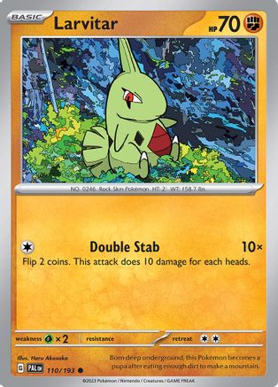 Larvitar (110/193) - SV02 Paldea Evolved  - Common