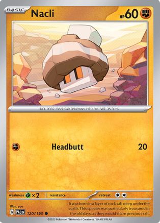 Nacli (120/193) - SV02 Paldea Evolved Reverse Holofoil - Common