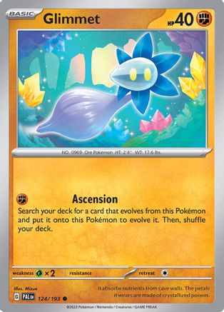 Glimmet (124/193) - SV02 Paldea Evolved Reverse Holofoil - Common